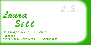 laura sill business card